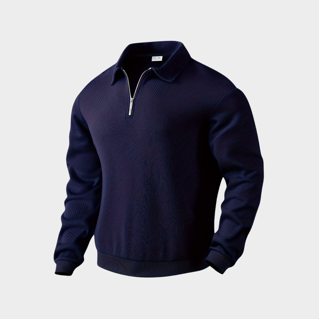 Herren Pullover Freizeit Sweatshirt Mit Reißverschluss