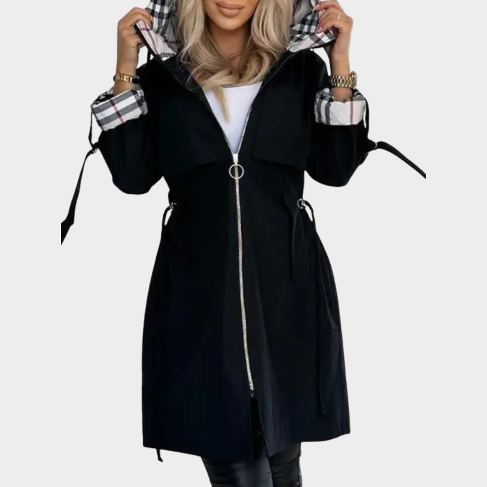 Warmes Winterparka Lang Mantel Kapuze