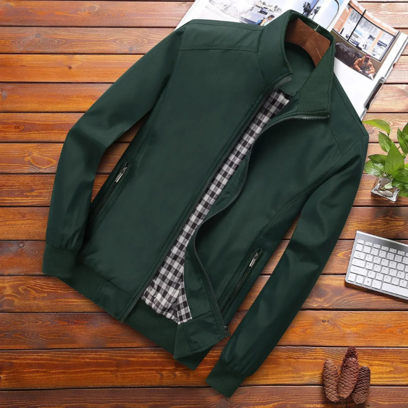 Stilvolle Herrenjacke Sommer Leicht Winddicht