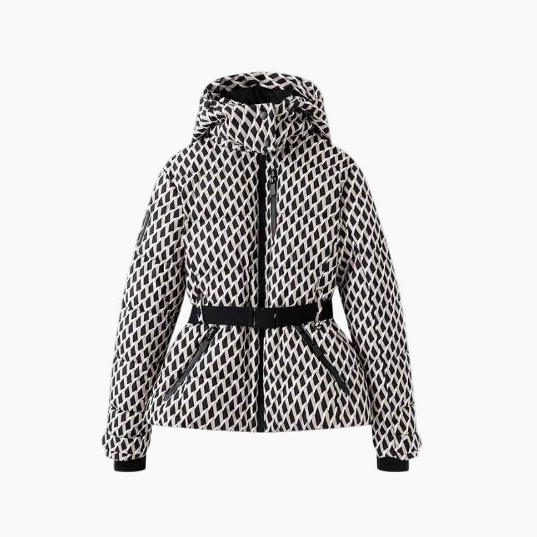 Elegante Steppjacke Damen Winterjacke Wasserabweisend