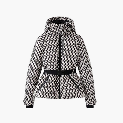 Elegante Steppjacke Damen Winterjacke Wasserabweisend