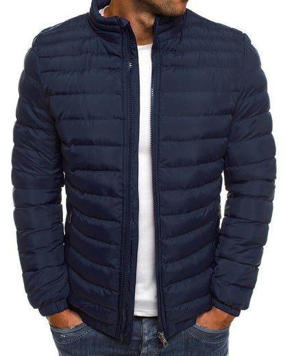 Einfache Stehkragenjacke Vielfältige Farben