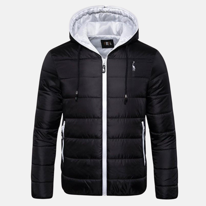 Daunenjacke Damen Warme Passform Kapuze Wasserabweisend