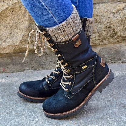 Stylische Stiefel Damen | Knöchelhohe Kampfstiefel Mode