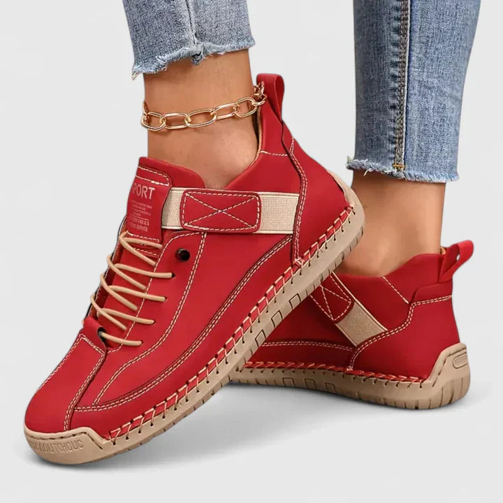 Damen Sneaker Lässig Schnüren