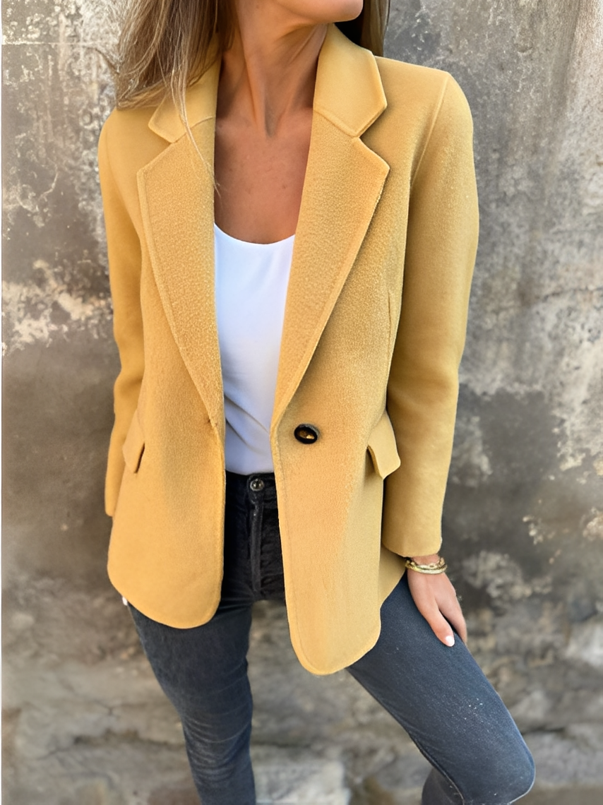 Stilvoller Wollblazer Damen Modern Design
