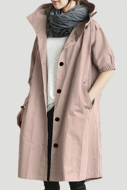 Stylisher Trenchcoat mit Kapuze
