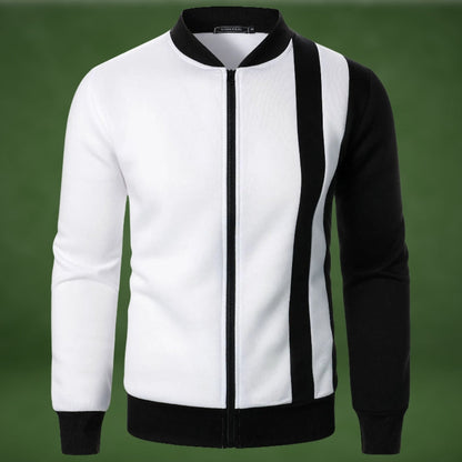 Sportliches Sweatshirt Reißverschluss Polyester Mix