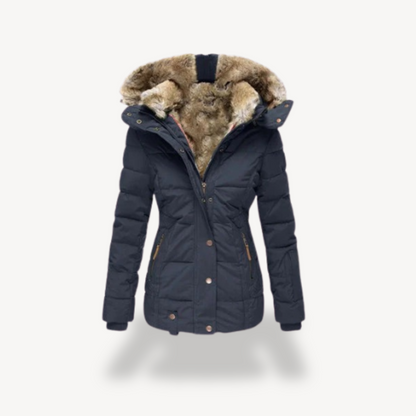 Weiche Faux-Fur Jacke Damen Winter - IdealeKleiden