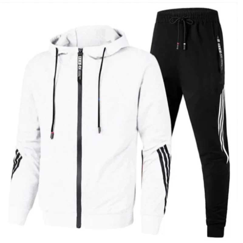 Herren Streetwear Hoodie Set Modern Style