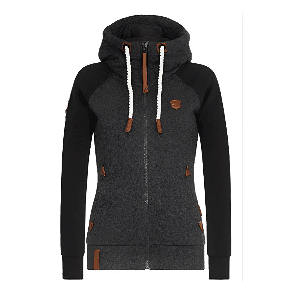 Kapuzenpullover Damen Bequem Kordelzug