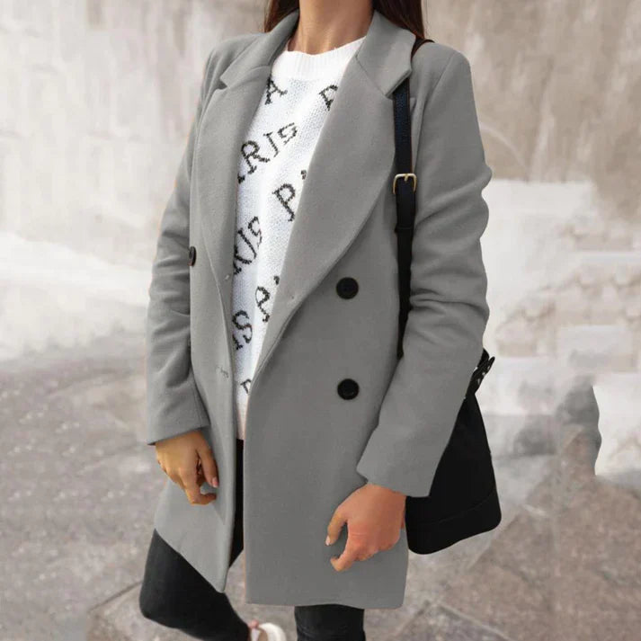 Eleganter Damen Wintermantel Woll