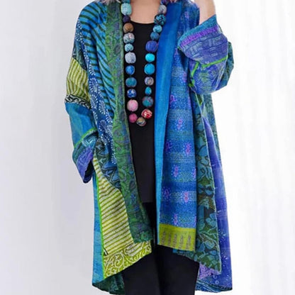 Boho Kimonojacke Leicht Patchwork Design