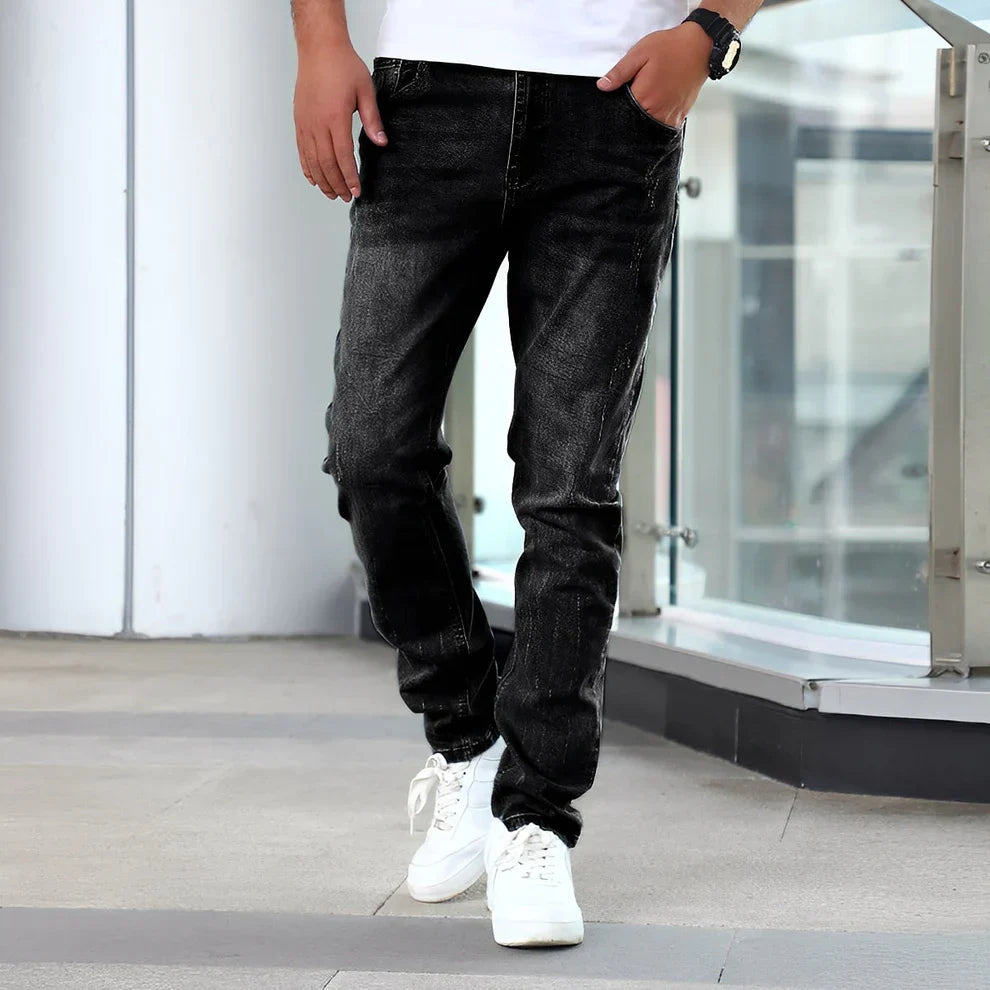 Herren Skinny Jeans Stretch Denim