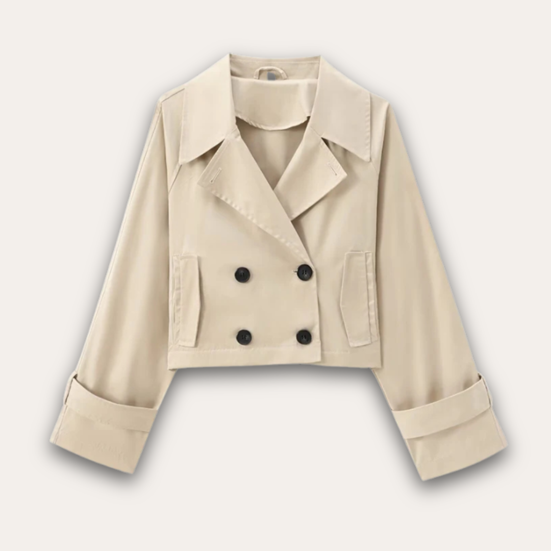 Elegante Damen Trenchcoat Klassisch Chic