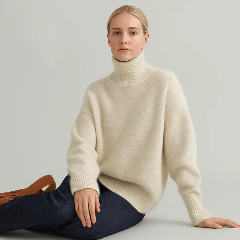 Weiches Cashmere Turtleneck Pullover
