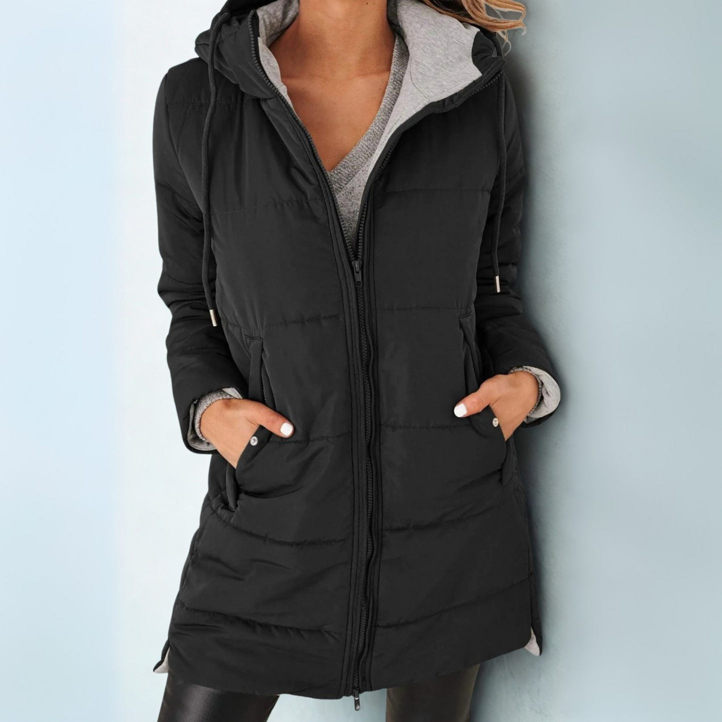 Leichte Winterjacke Mit Kapuze