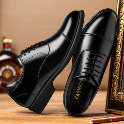 Herren Schnürschuhe Elegant Schwarz
