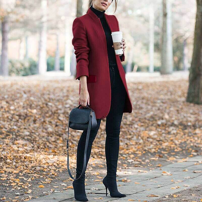 Stilvolle Damenwinterjacke