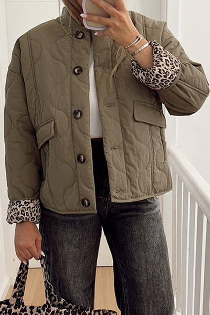 Isolierende Winterjacke Warm Gequiltet