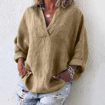Damen Langarm T-Shirt Selbstbewusst Chic