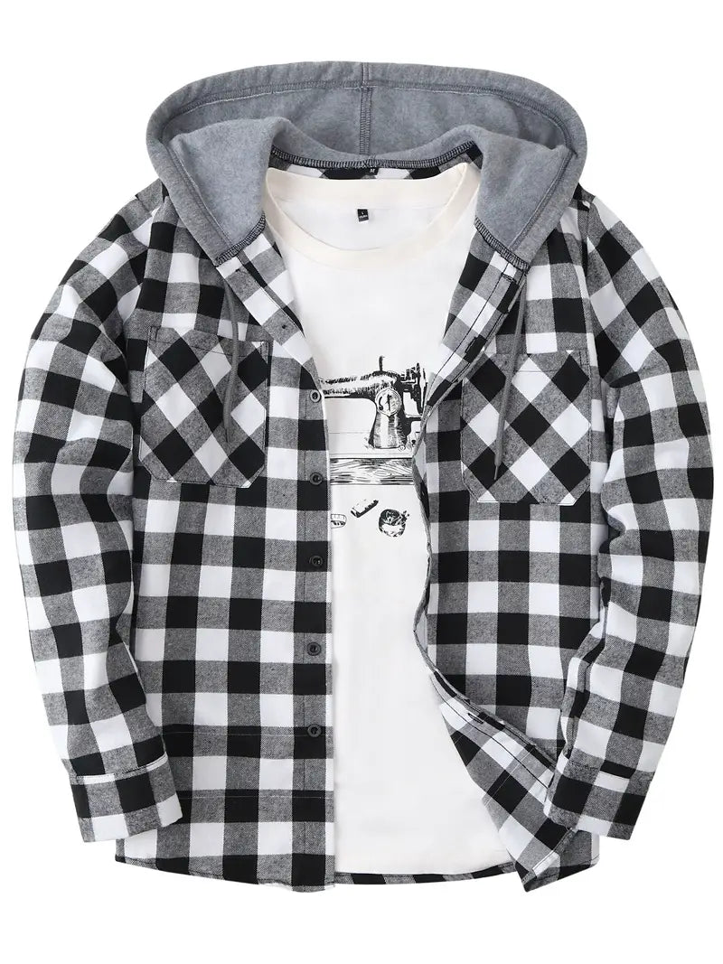 Karierter Herrenpullover Modern Style