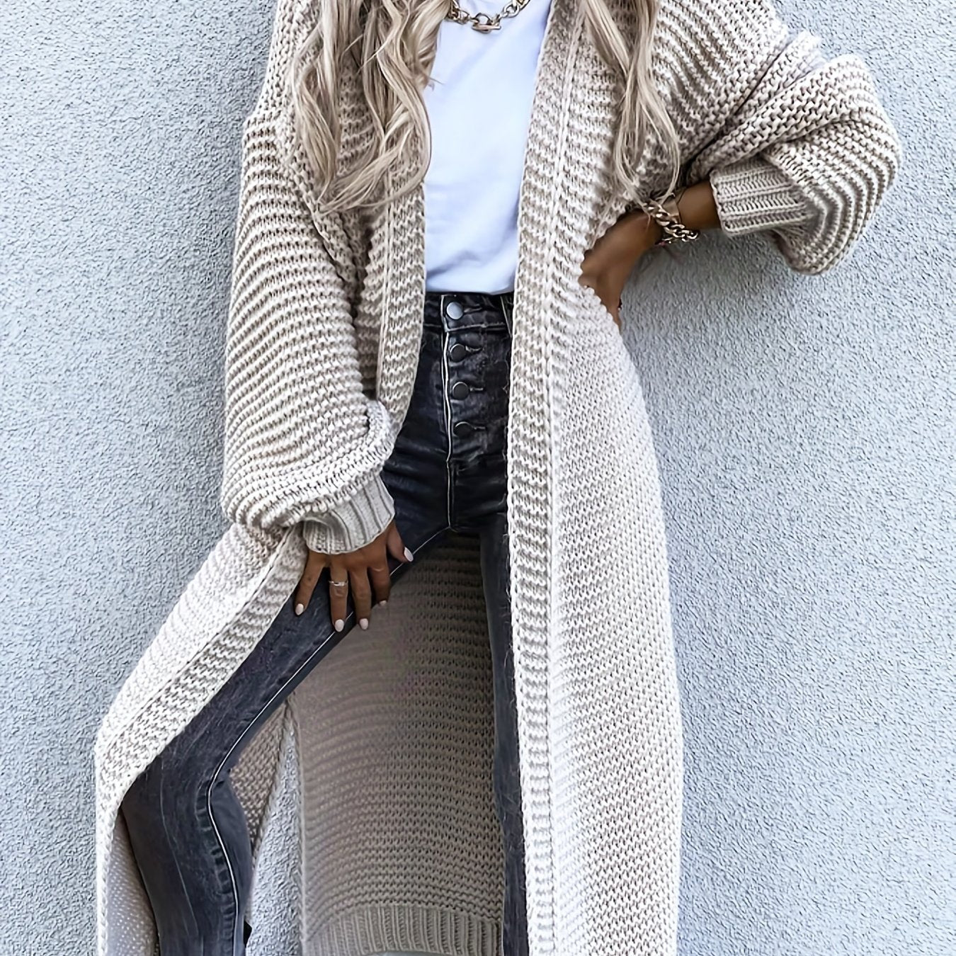 Stilvolle Strickjacke Frauen Mode