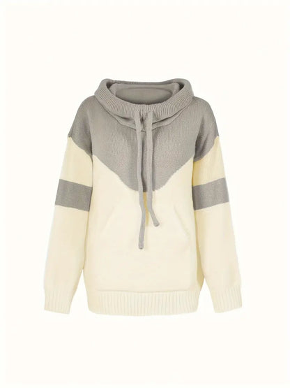 Lässiger Farbblock Pullover Modern Style