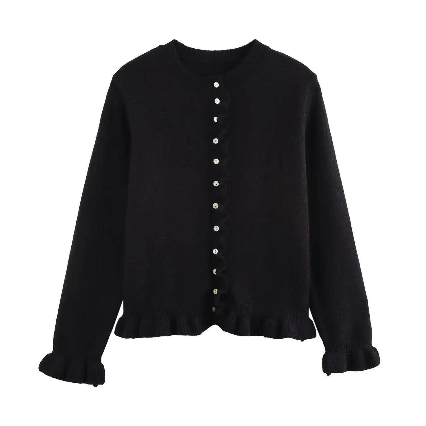 Damen Cardigan Schick Knöpfe