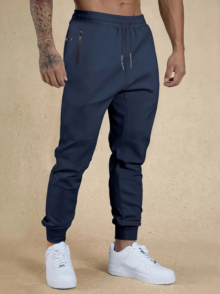 Bequeme Herrenhose mit Kordelzug und lockerem Sitz