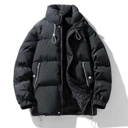 Herren Winterjacke Warm Gefüttert Oversized