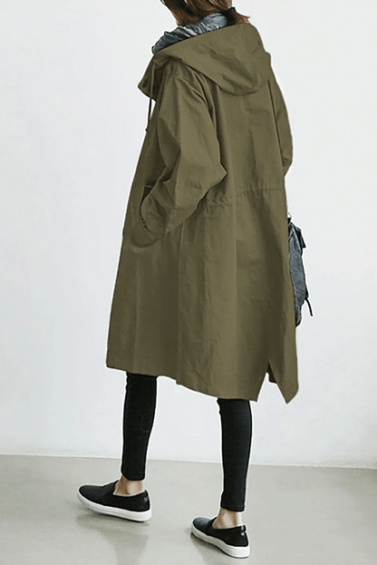 Damen Windbreaker Wasserdicht Praktisch
