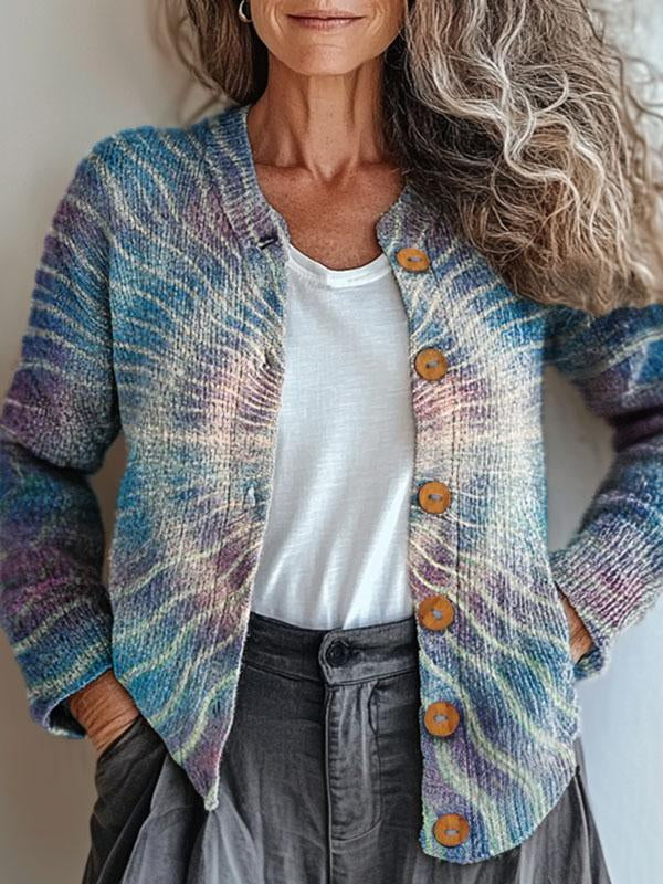 Stilvolle Musterjacke Damen - IdealeKleiden