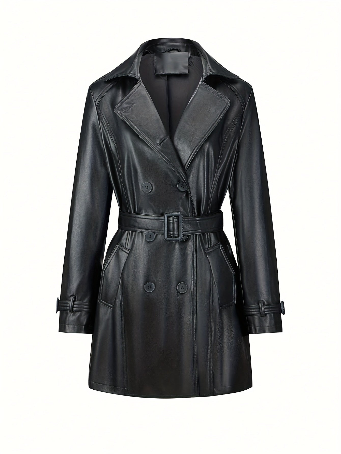 Eleganter Frauenmantel Vintage Style Langarm