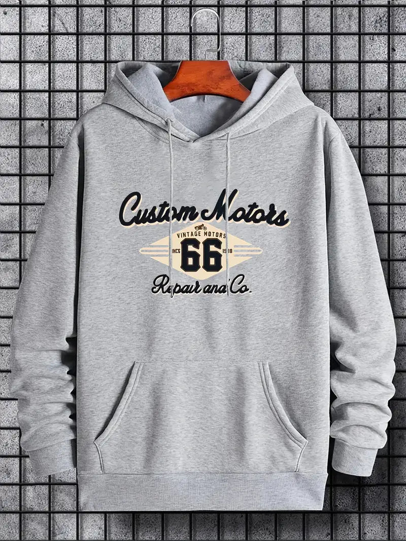 Retro Hoodie Männer Vintage Style