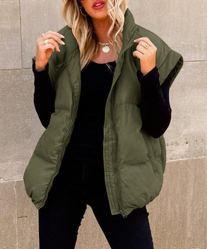 Damen Oversized Steppjacke