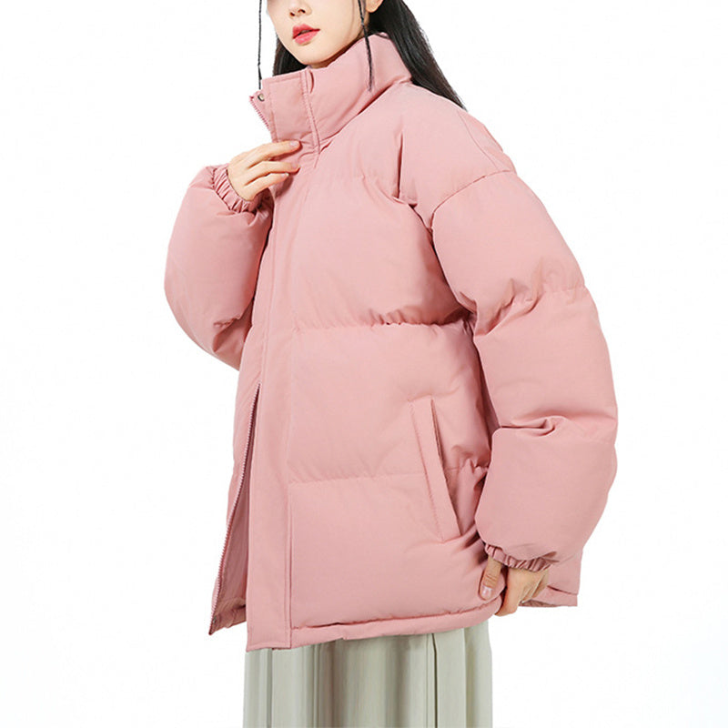 Winterjacke Oversize Stehkragen Warm