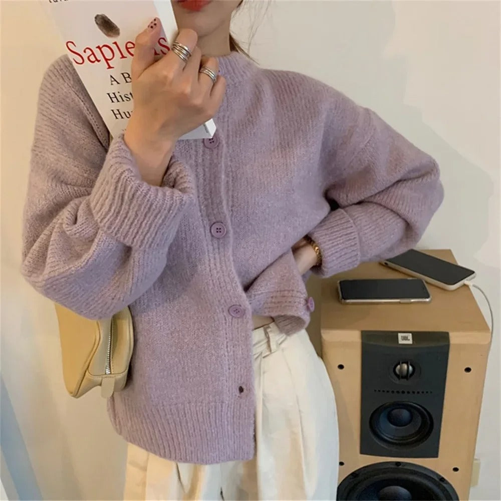 Bequemer Strickpullover Gemütlich Lässig