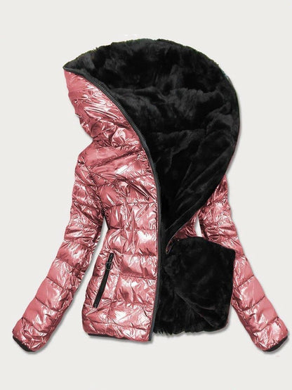 Weiche Winterjacke Mit Plüschfutter