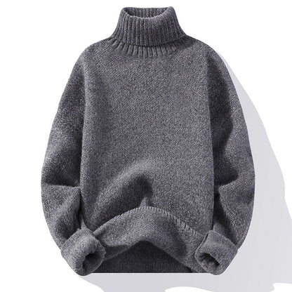 Weiches Strickkleid Rollkragen