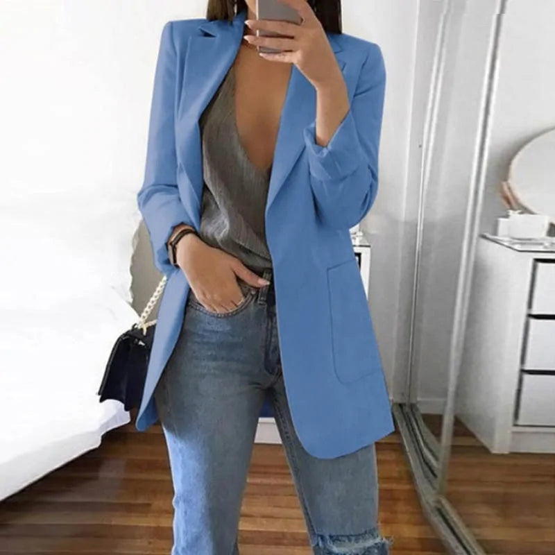 Modischer Streetwear Blazer Elegant Slim