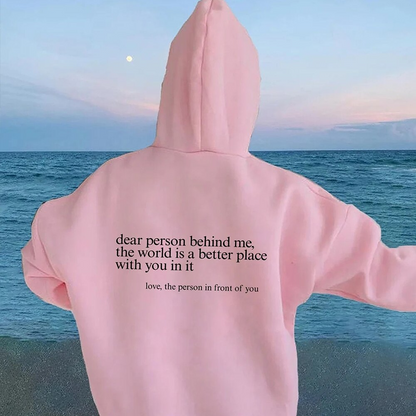 Stylishes Hoodie mit coolem Rücken-Design