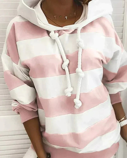 Frauen Pullover Kapuze Modern Warm