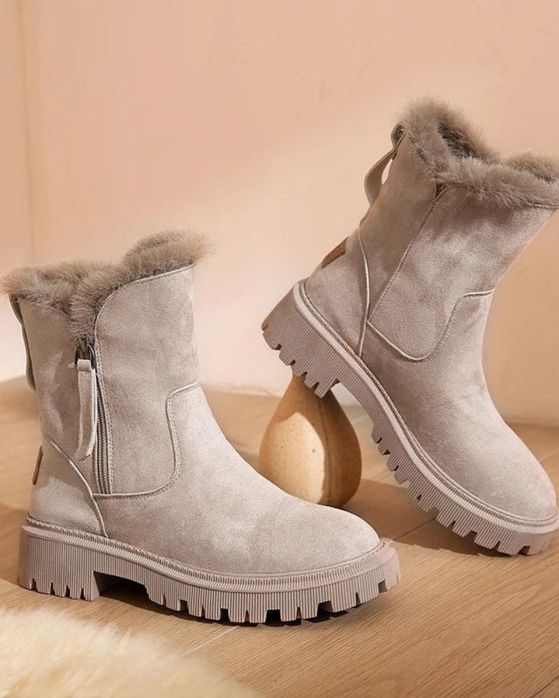 Stylische Winterstiefel Damen Elegant Bequem