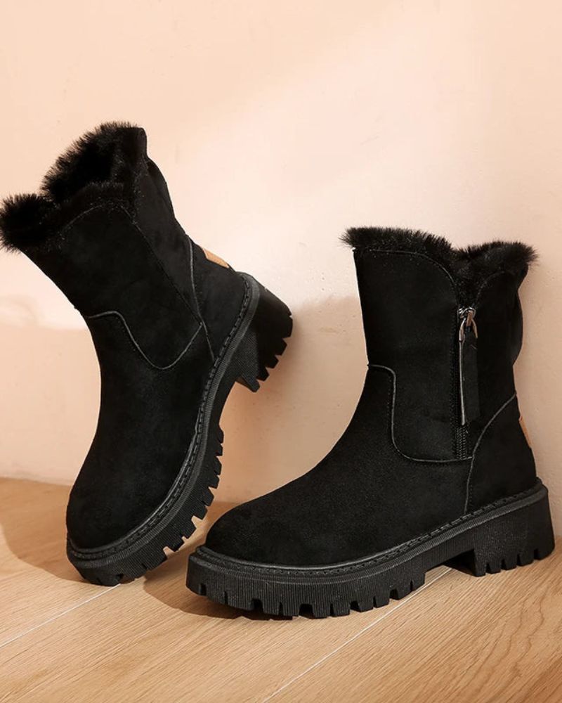 Stylische Winterstiefel Damen Elegant Bequem