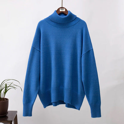 Bequemer Damen Pullover Locker Geschnitten