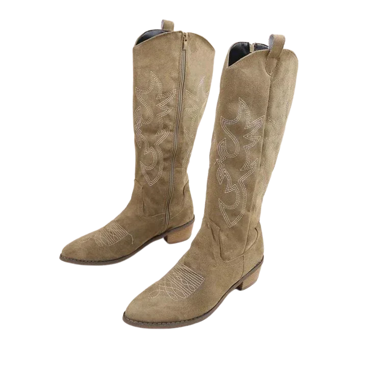Cowgirl-Stiefel Hochwertig Komfortabel Elegante Damenschuhe