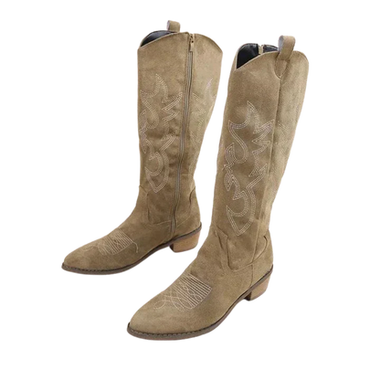 Cowgirl-Stiefel Hochwertig Komfortabel Elegante Damenschuhe