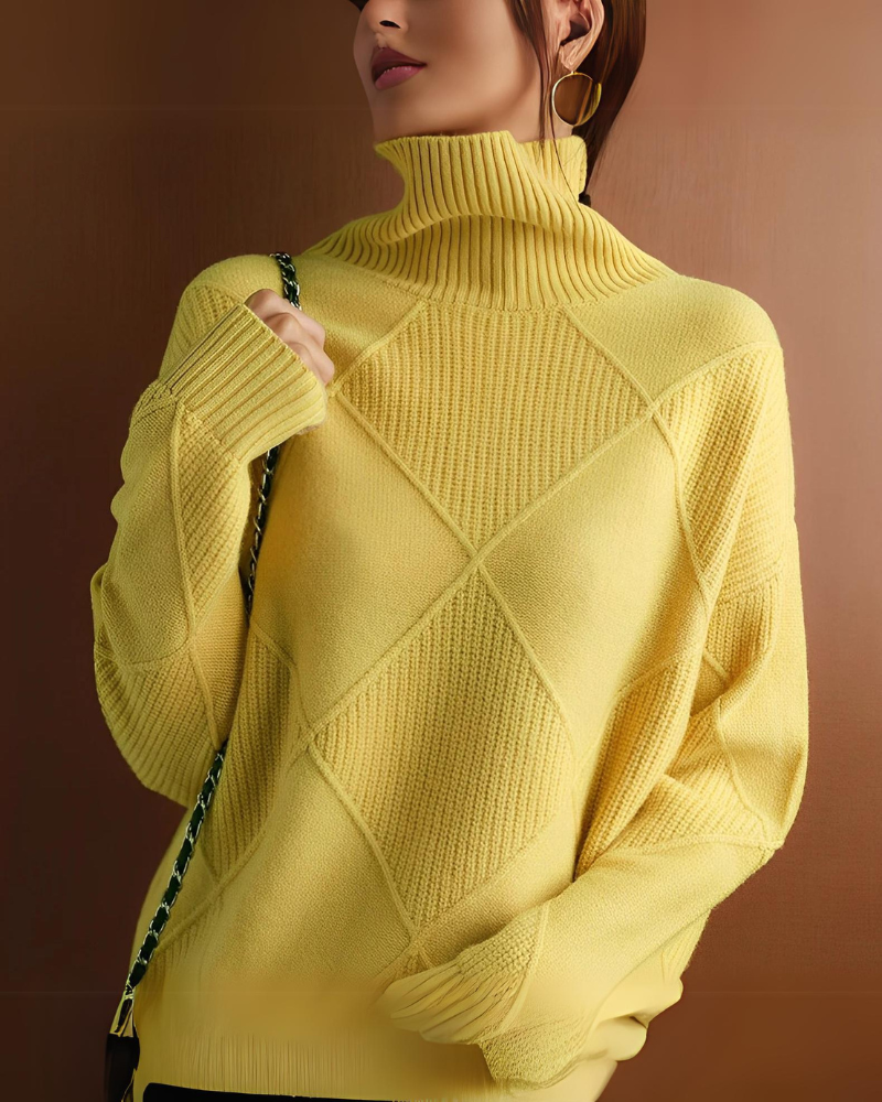 Weiche Turtleneck Sweater Damen