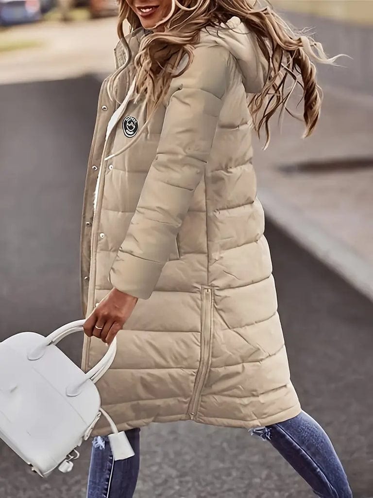 Winterdaunenjacke Elegant Zeitlos Warm - IdealeKleiden